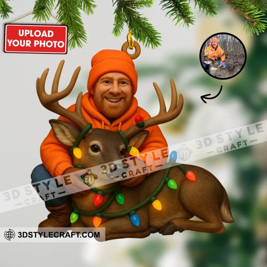 Christmas Photo, Home Decor, Christmas Ornament, Personalized Ornament style option 1