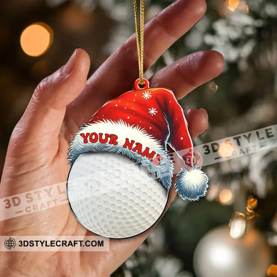 Christmas Sports Ball, Home Decor, Christmas Ornament, Personalized Ornament style option 3