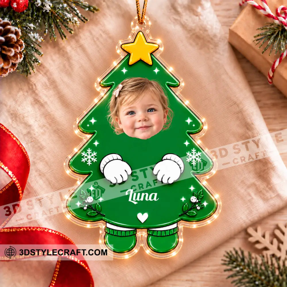 Christmas Tree Baby Home Decor Christmas Ornament Personalized Ornament - Ornament