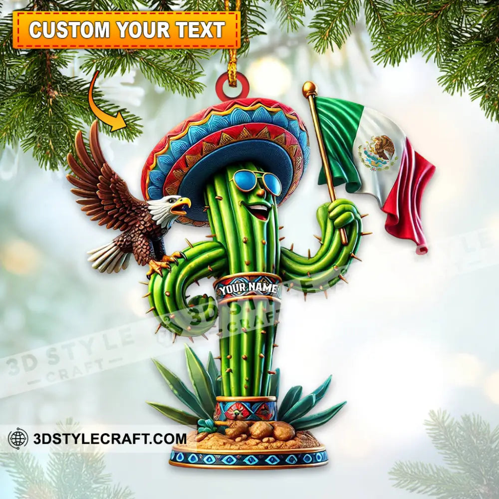 Cinco De Mayo Home Decor Christmas Ornament Personalized 3.54’’ / 1