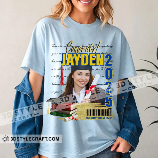 Congrats Graduation - Personalized T-Shirt style option 3