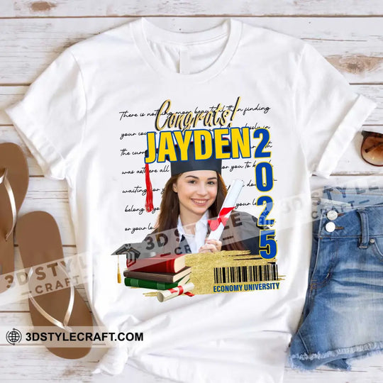 Congrats Graduation - Personalized T-Shirt style option 4