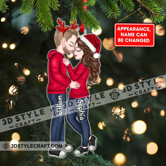 Couple Ornament - Custom Appearance Personalized Acrylic Gift For Christmas Couplegift Family