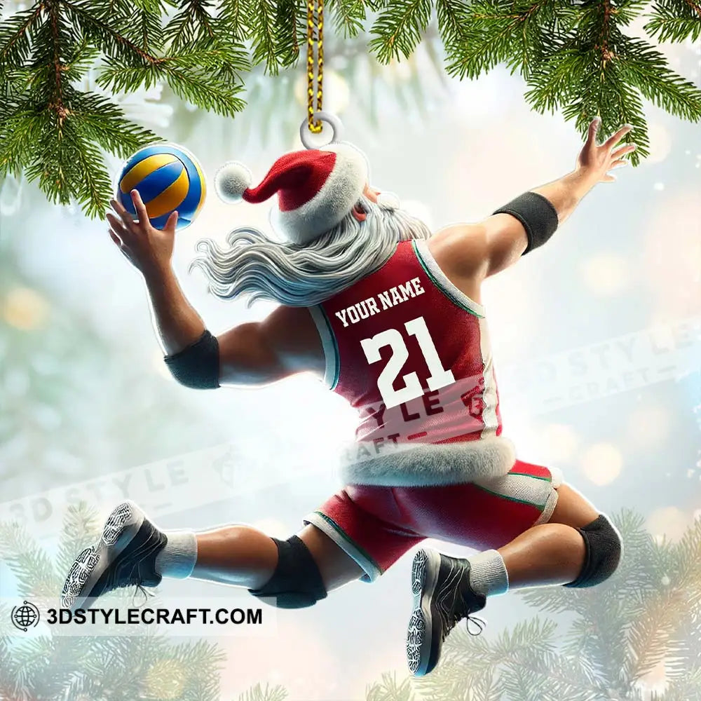 Custom Name And Number Basketball Ornament Christmas Gift For Lover