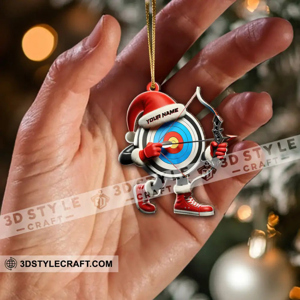 Custom Name Archery Ornament Christmas Gift