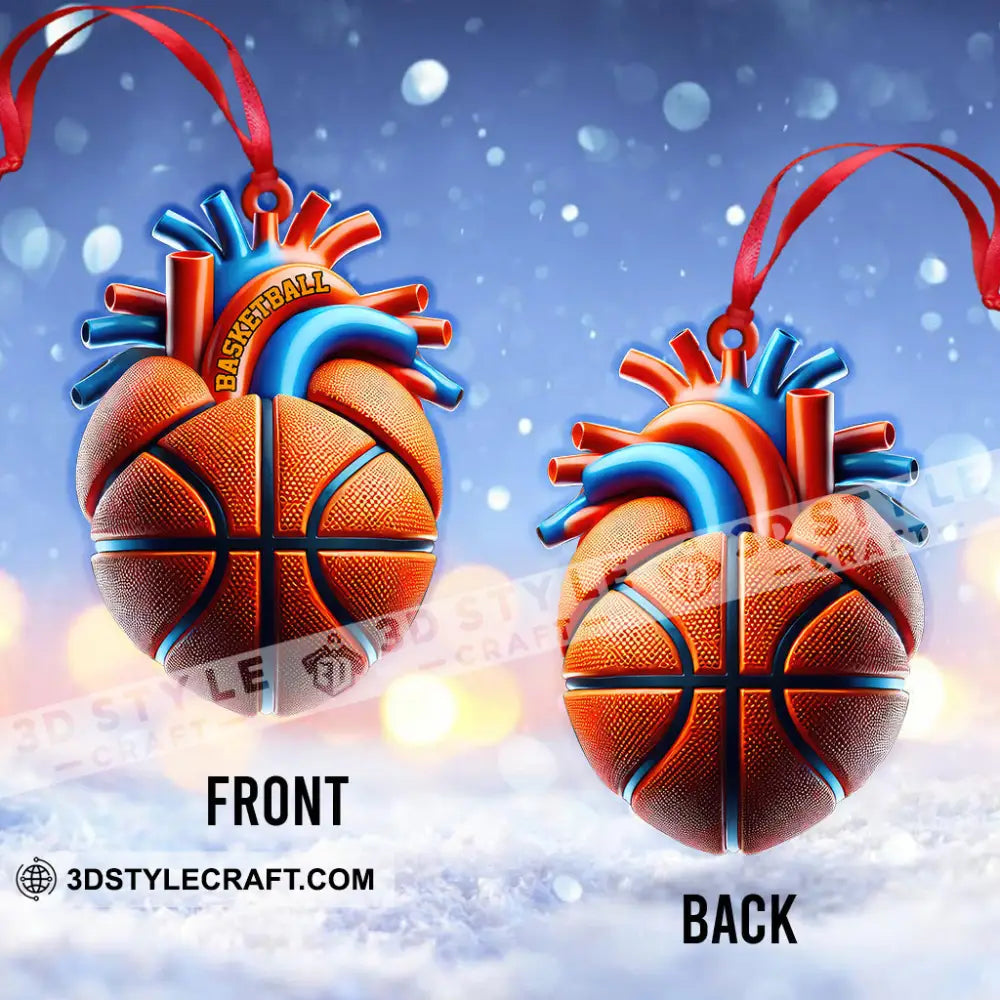 Custom Name Basketball Ornament Lover Christmas Gift