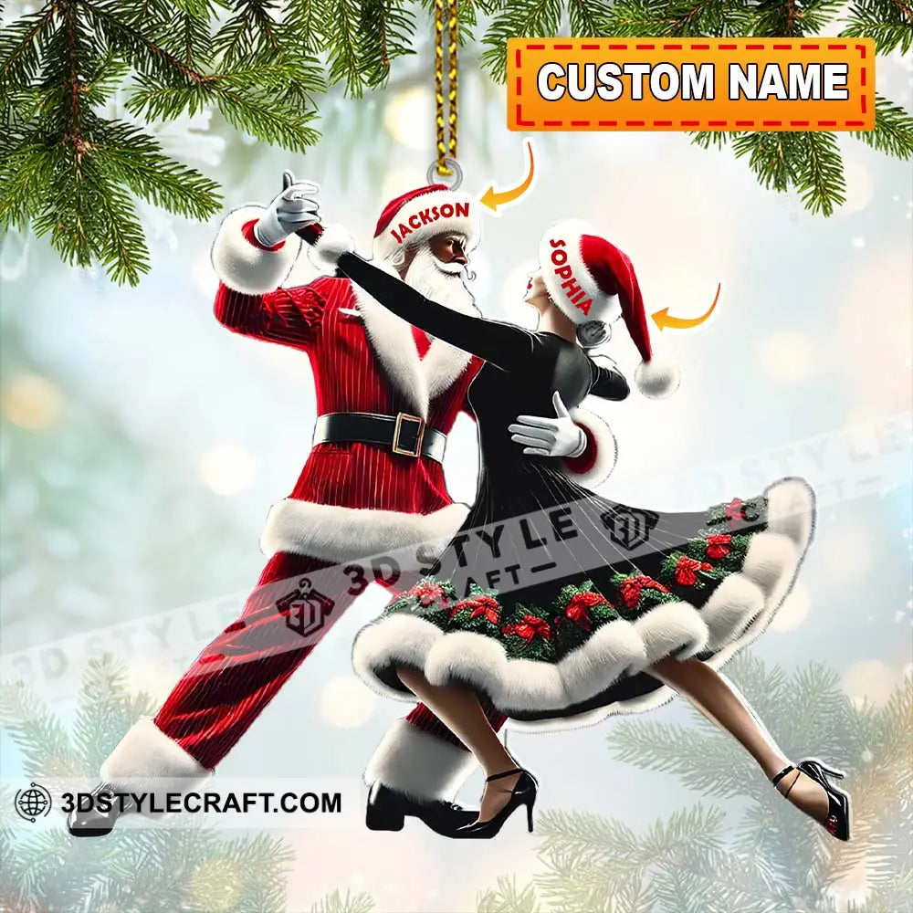 Custom Name Couple Dance Ornament Christmas Gift