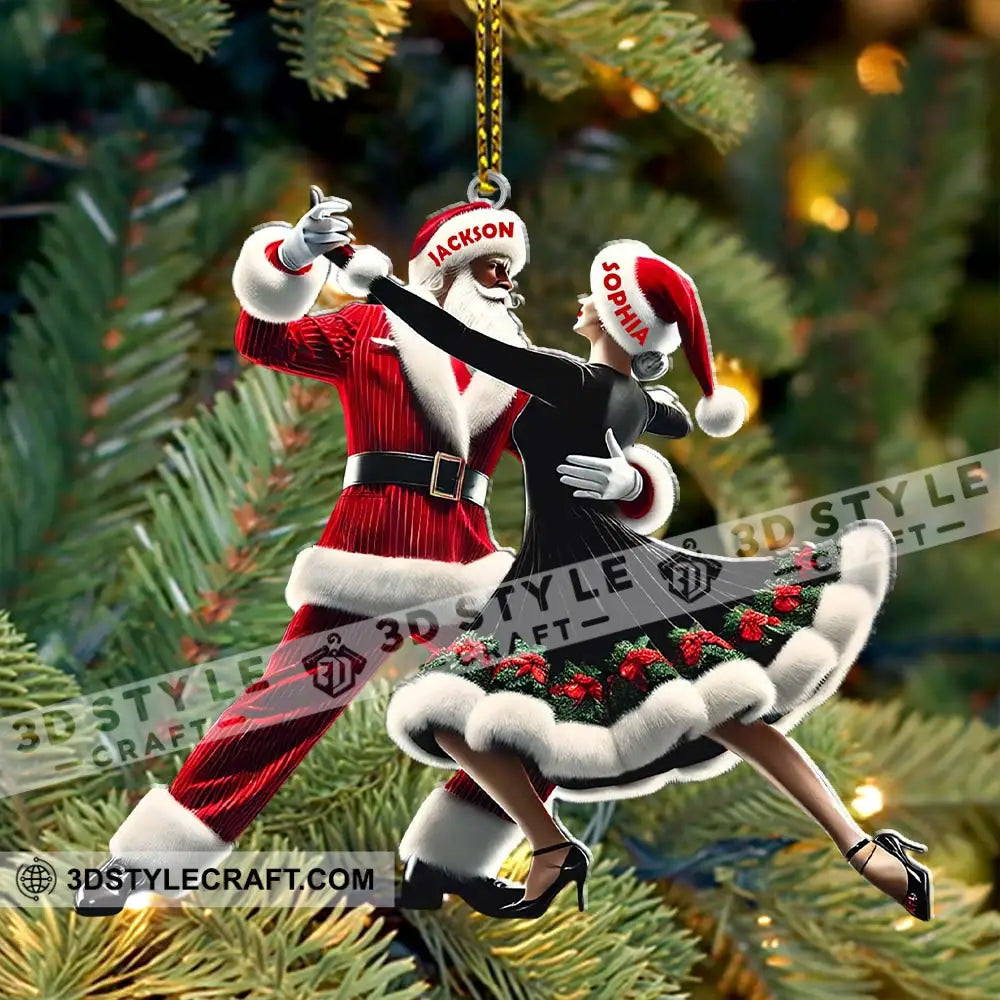 Custom Name Couple Dance Ornament Christmas Gift