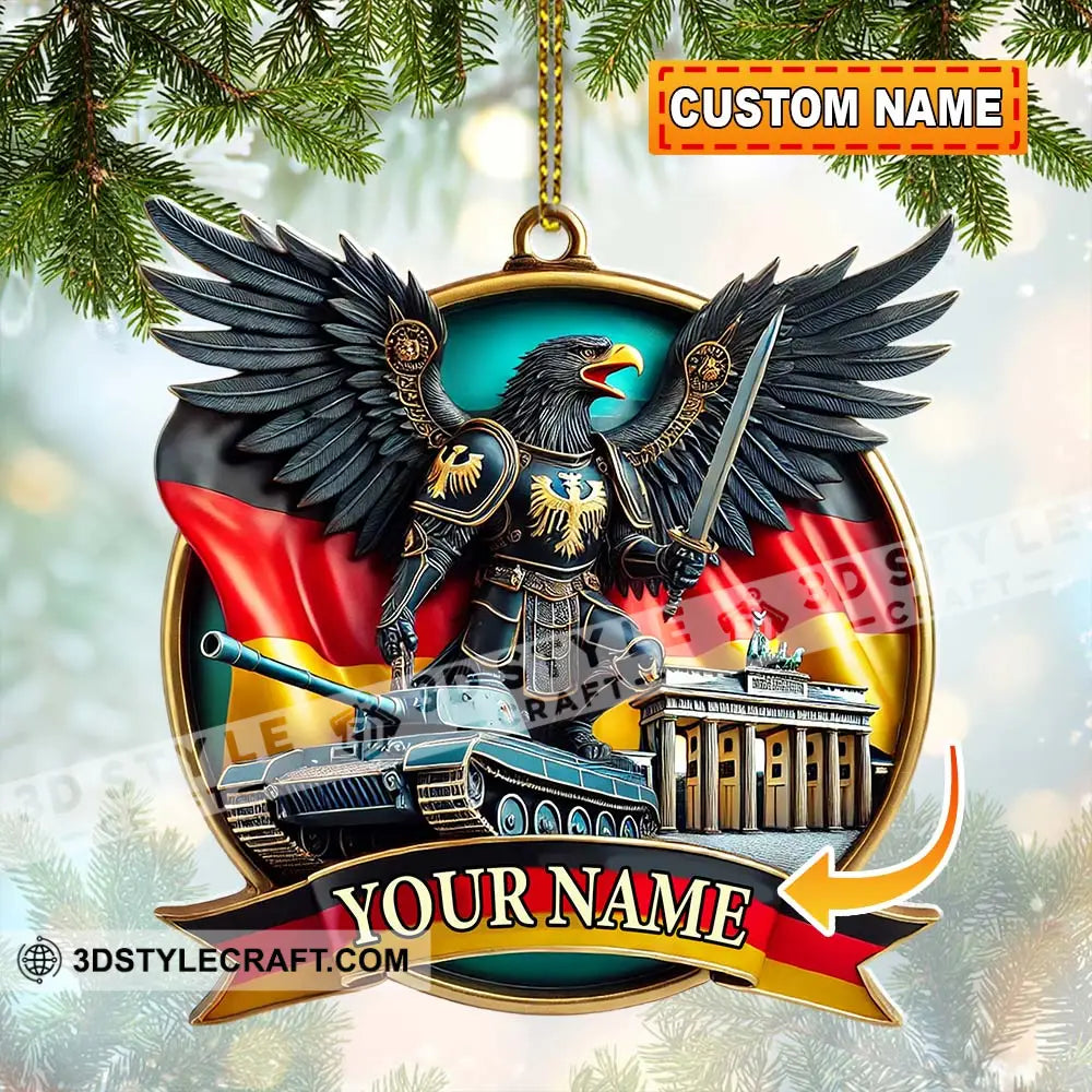 Custom Name Germany Ornament Christmas Gift For Lover