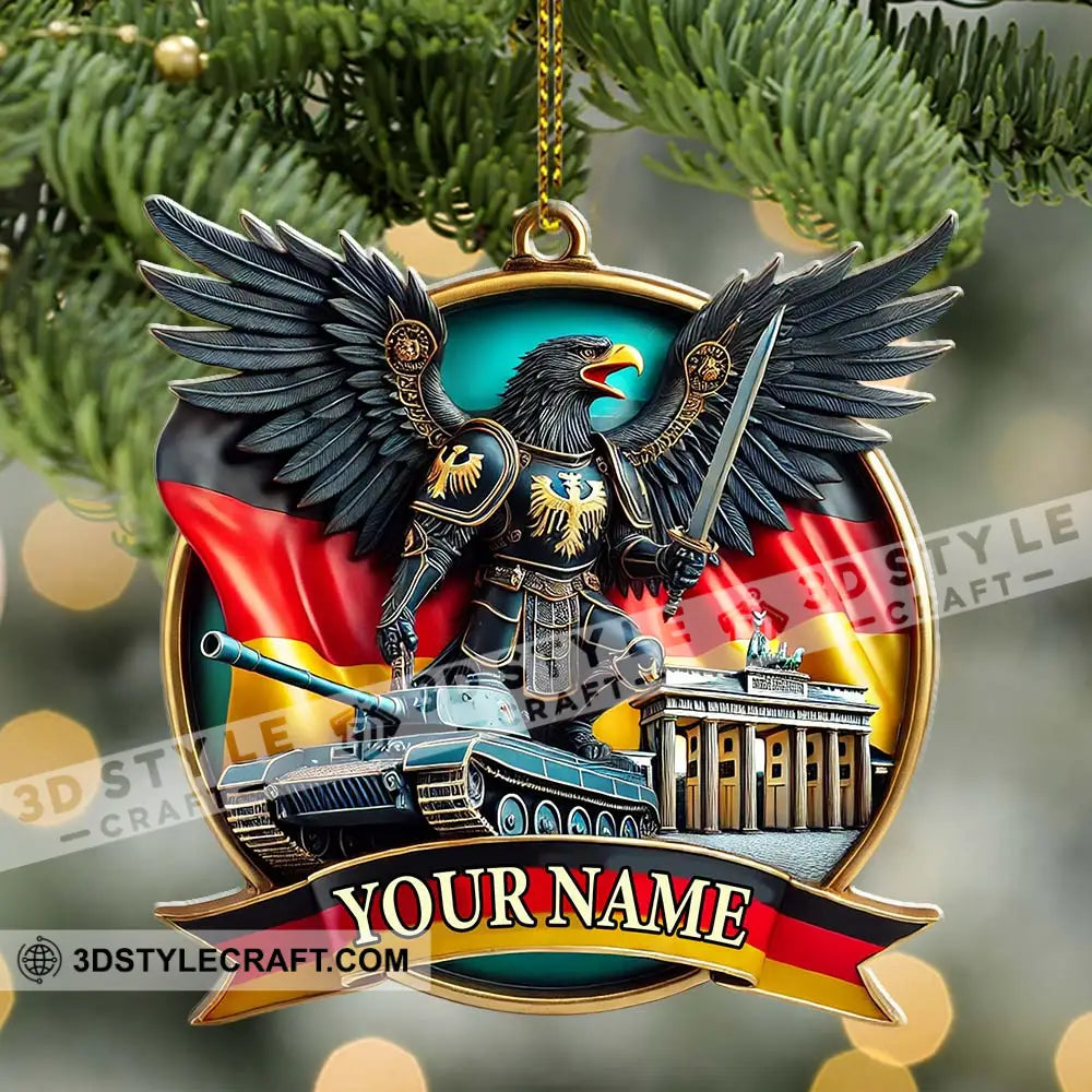 Custom Name Germany Ornament Christmas Gift For Lover