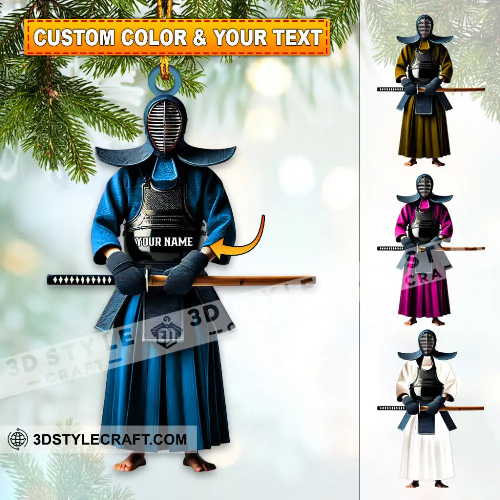 Custom Name Kendo Ornament Lover Christmas Gift