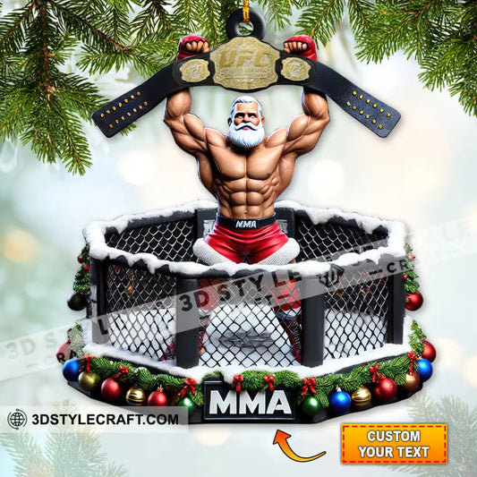 Custom Name Mma Boxing Ornament Lover Christmas Gift