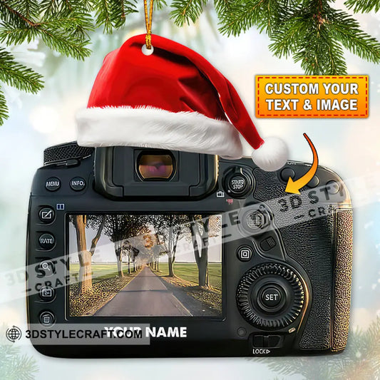 Custom Name Photographer Ornament Christmas Gift