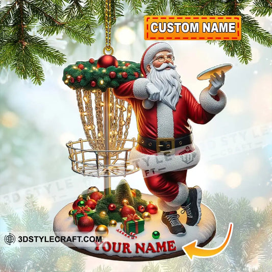 Custom Name Santa Ornament Christmas Gift