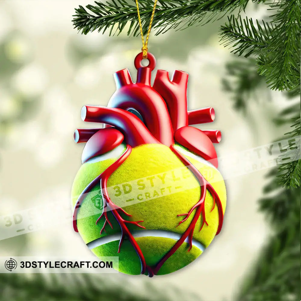 Custom Name Tennis Ornament Christmas Gift 3.54’’ / 1