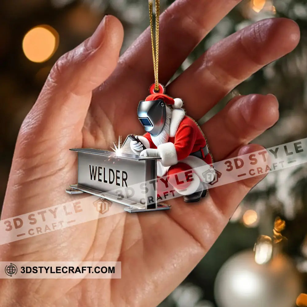 Custom Name Welder Ornament Christmas Gift For