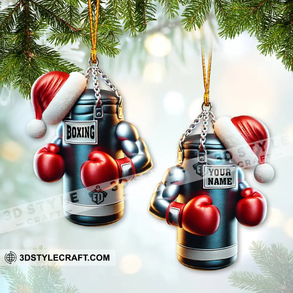 Custom Ornament Boxing Christmas Room Decor 3.54’’ / 1