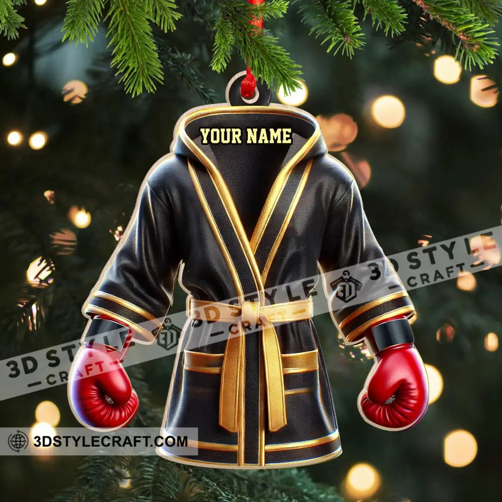 Custom Ornament Boxing Robe Christmas Decor