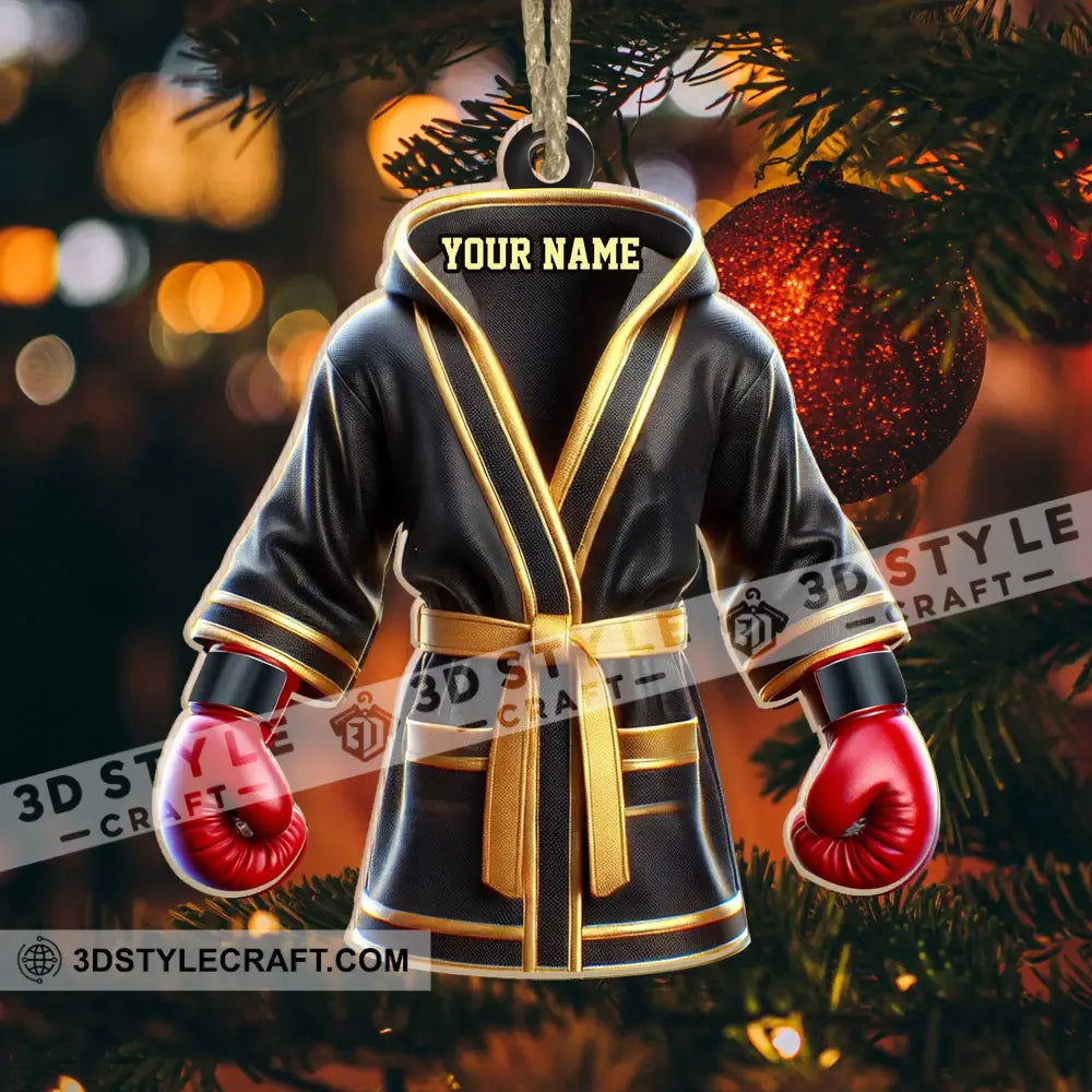 Custom Ornament Boxing Robe Christmas Decor