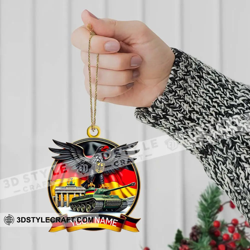 Custom Ornament Germany Logo Christmas Decor