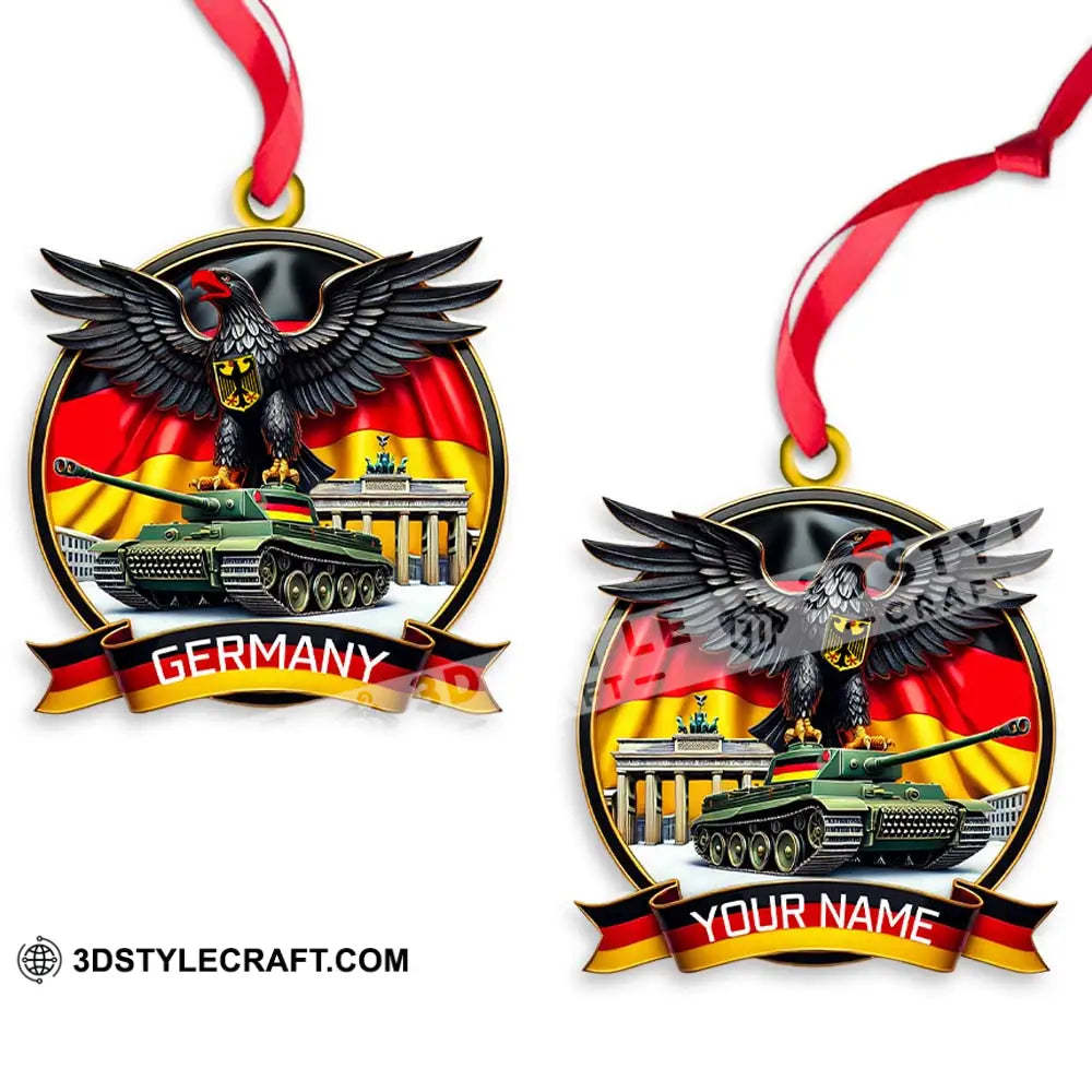 Custom Ornament Germany Logo Christmas Decor