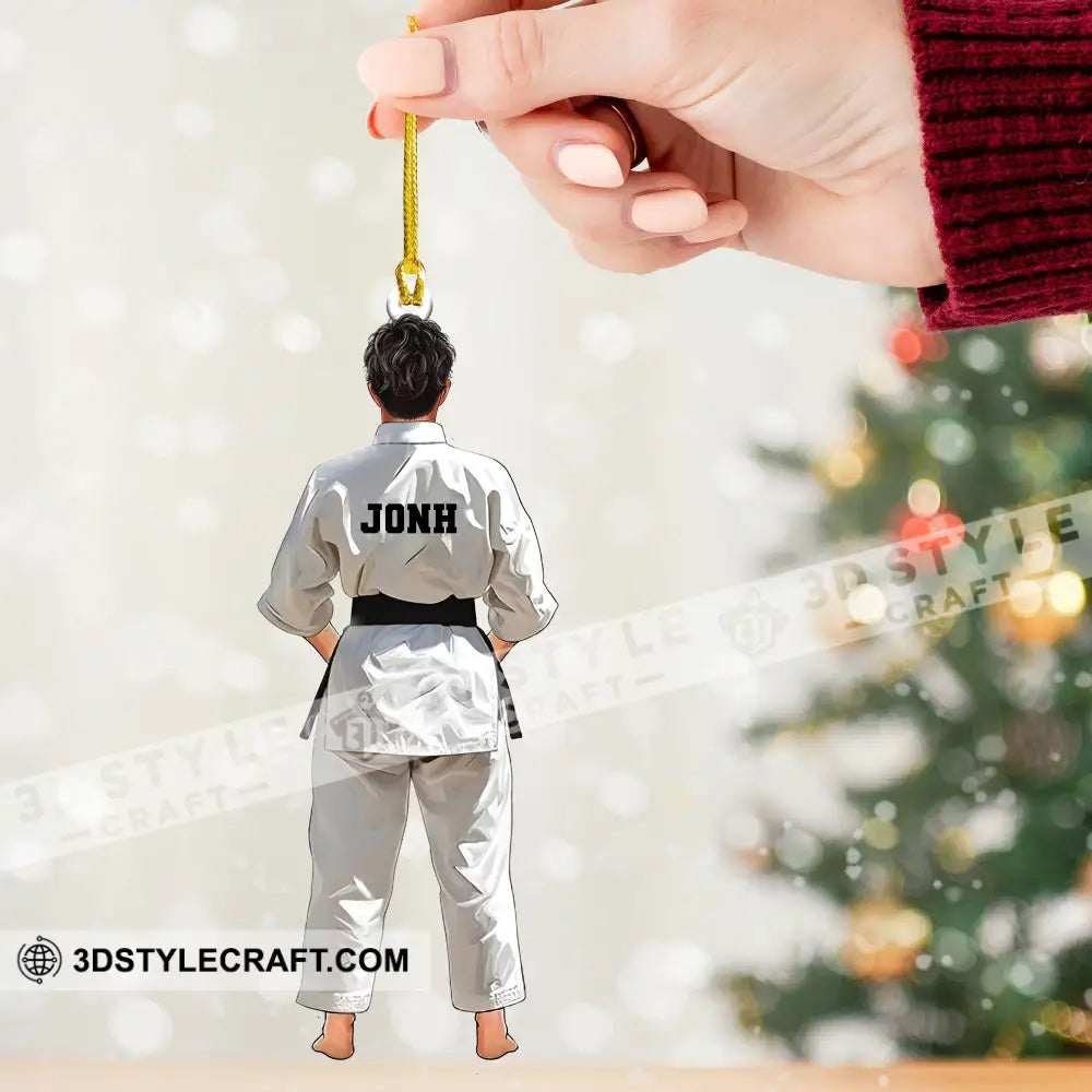 Custom Ornament Judo Outfit Christmas Decor