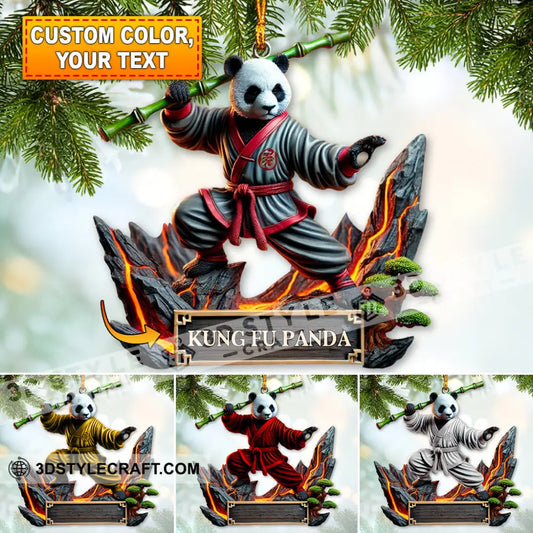 Custom Ornament Kung Fu Panda Christmas Decor 3.54’’ / 1