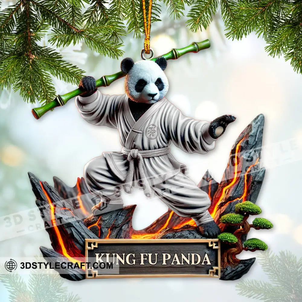 Custom Ornament Kung Fu Panda Christmas Decor