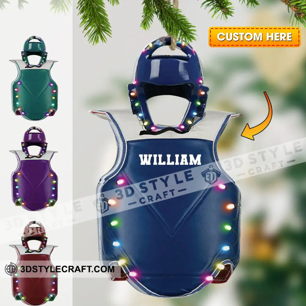 Custom Ornament Martial Armor Vest Christmas Decor 3.54’’ / 1