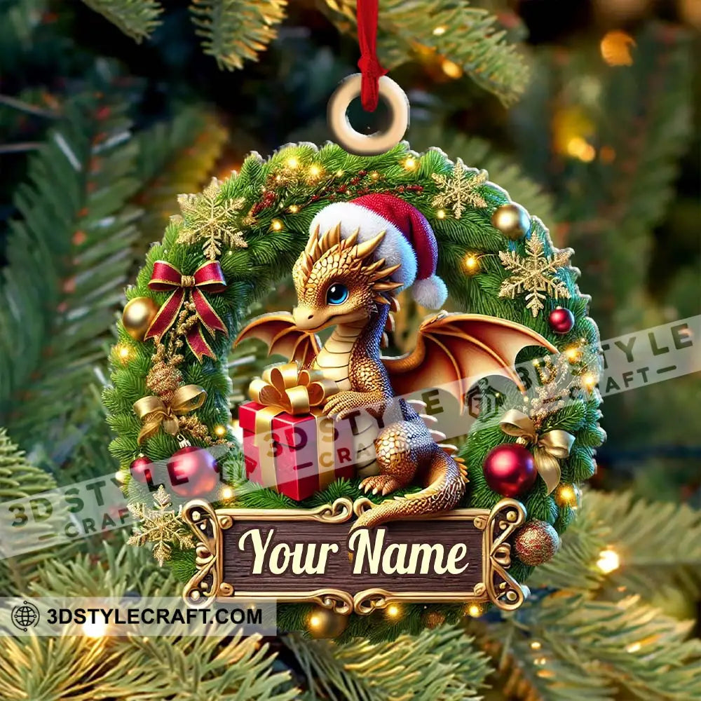 Custom Ornament Small Dragon Christmas Decor