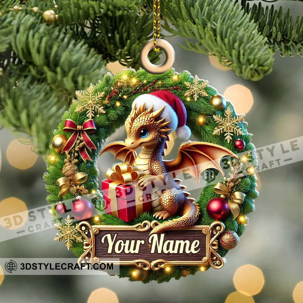 Custom Ornament Small Dragon Christmas Decor