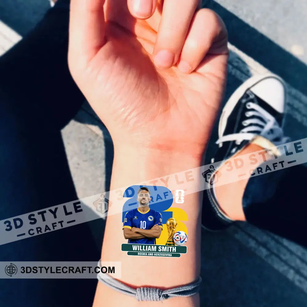 World Cup 2026 Custom Temporary Tattoo Personalized Tattoo Fake Tattoo - Temporary Tattoo