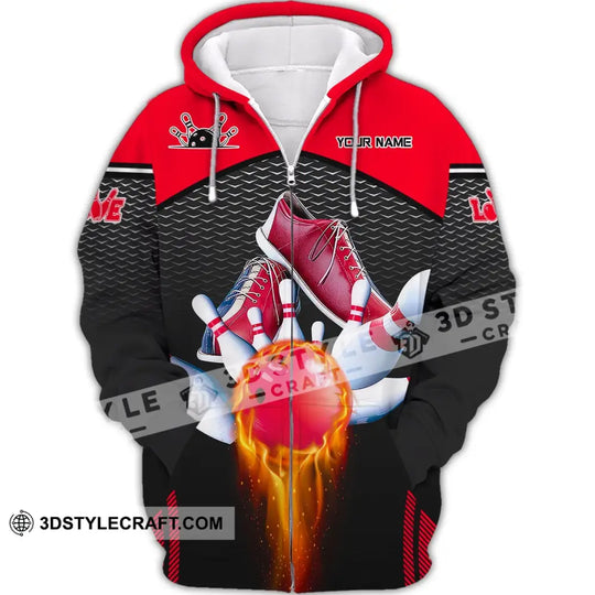 Custom Unisex Polo Shirt, Bowling T-Shirt, Bowling Love, Shirt For Bowling Lovers style option 3
