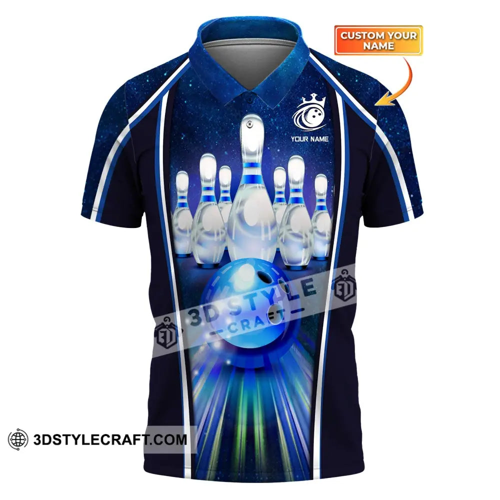 Custom Unisex Shirt Bowling Polo T-Shirt For Lovers / S