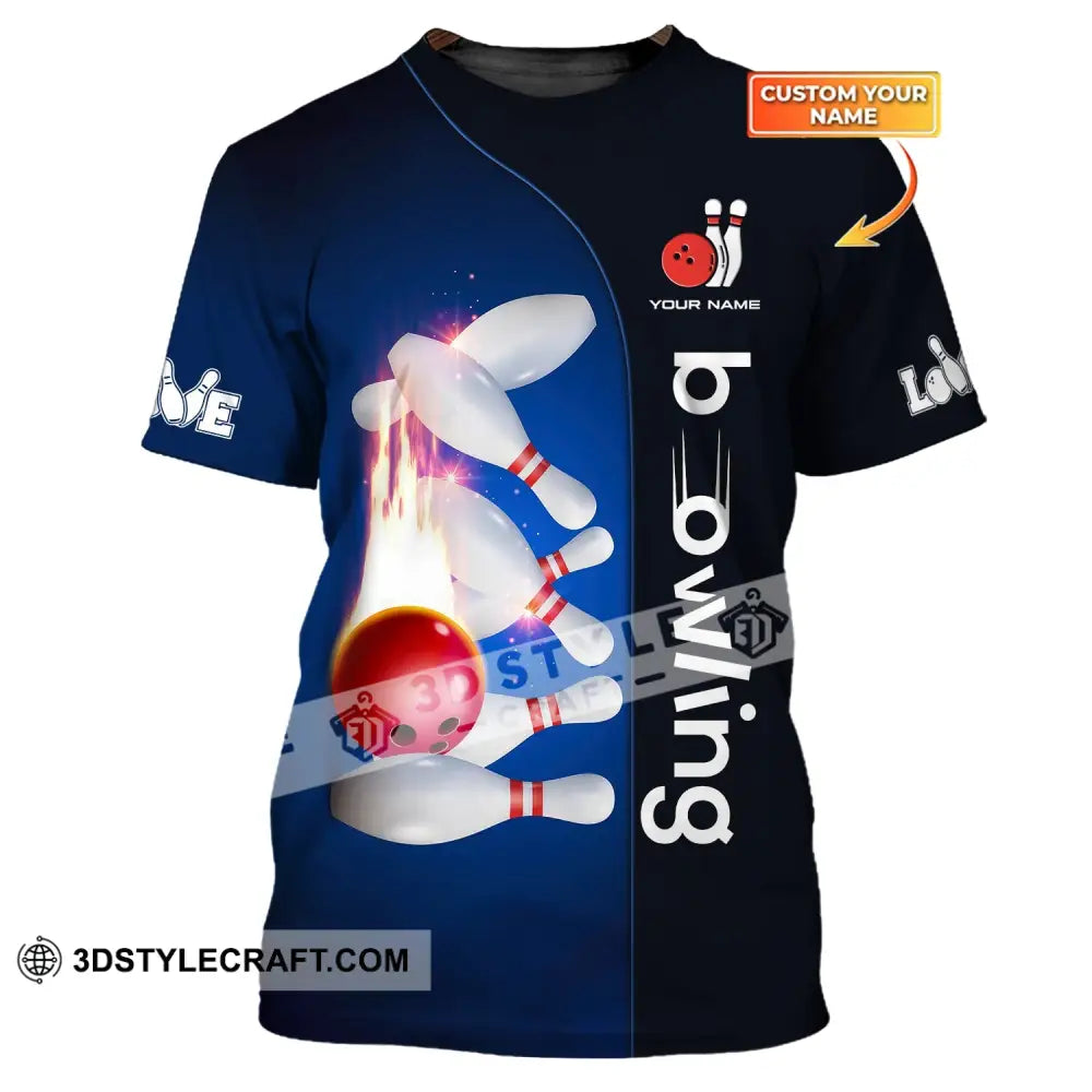 Custom Unisex Shirt Bowling T-Shirt Polo For Lovers / S