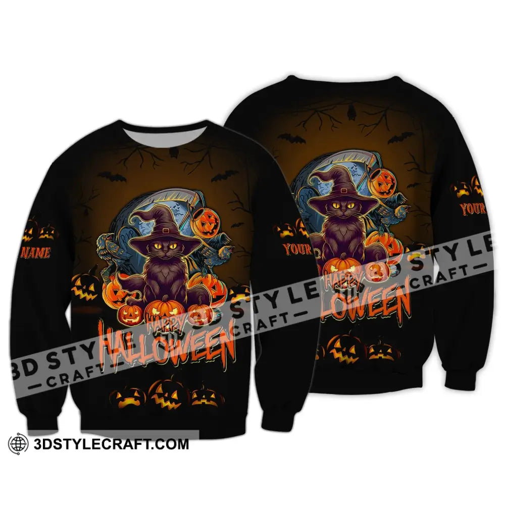 Custom Unisex Shirt Halloween T-Shirt Hoodie For Long Sleeve / S