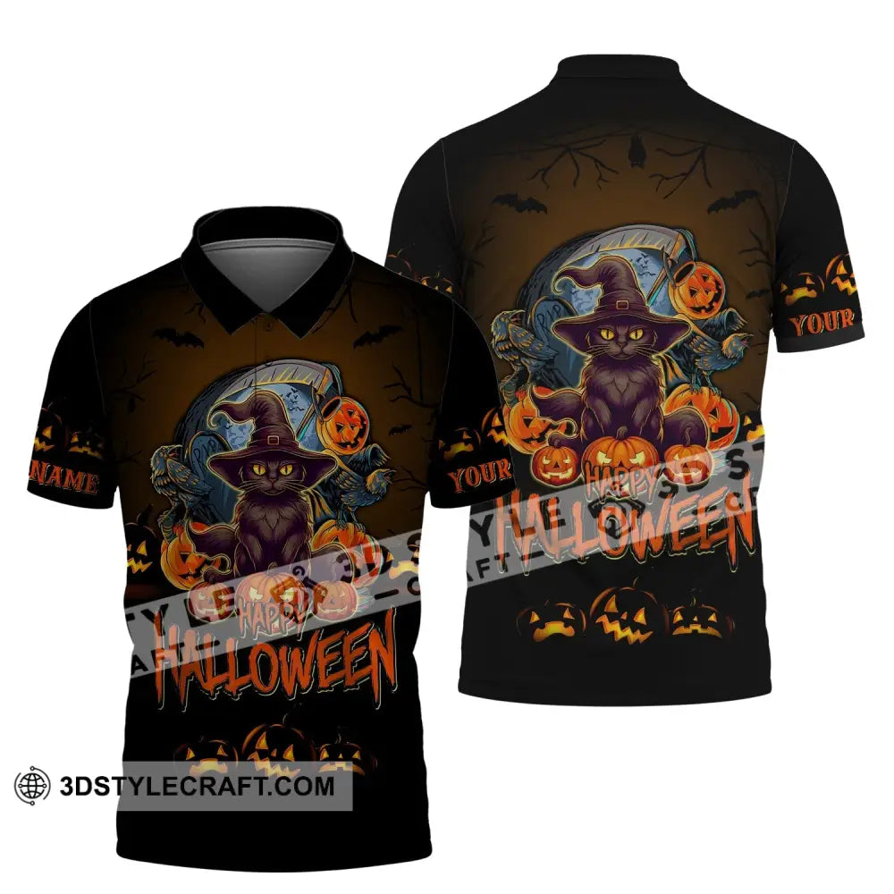 Custom Unisex Shirt Halloween T-Shirt Hoodie For Polo / S