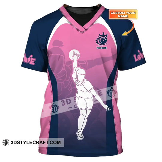 Custom Woman Shirt, Bowling T-Shirt, Bowling Polo Shirt, Shirt For Bowling Lovers style option 1