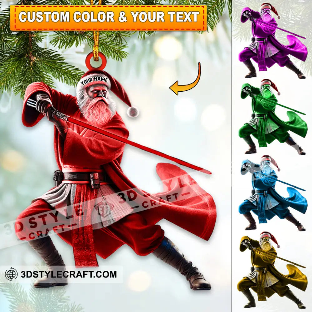 Darth Santa Christmas Home Decor Ornament Personalized 3.54’’ / 1