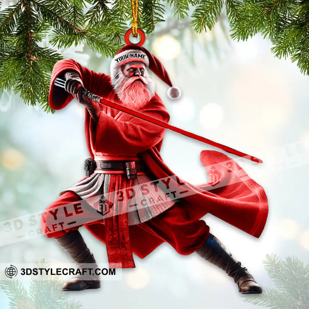 Darth Santa Christmas Home Decor Ornament Personalized