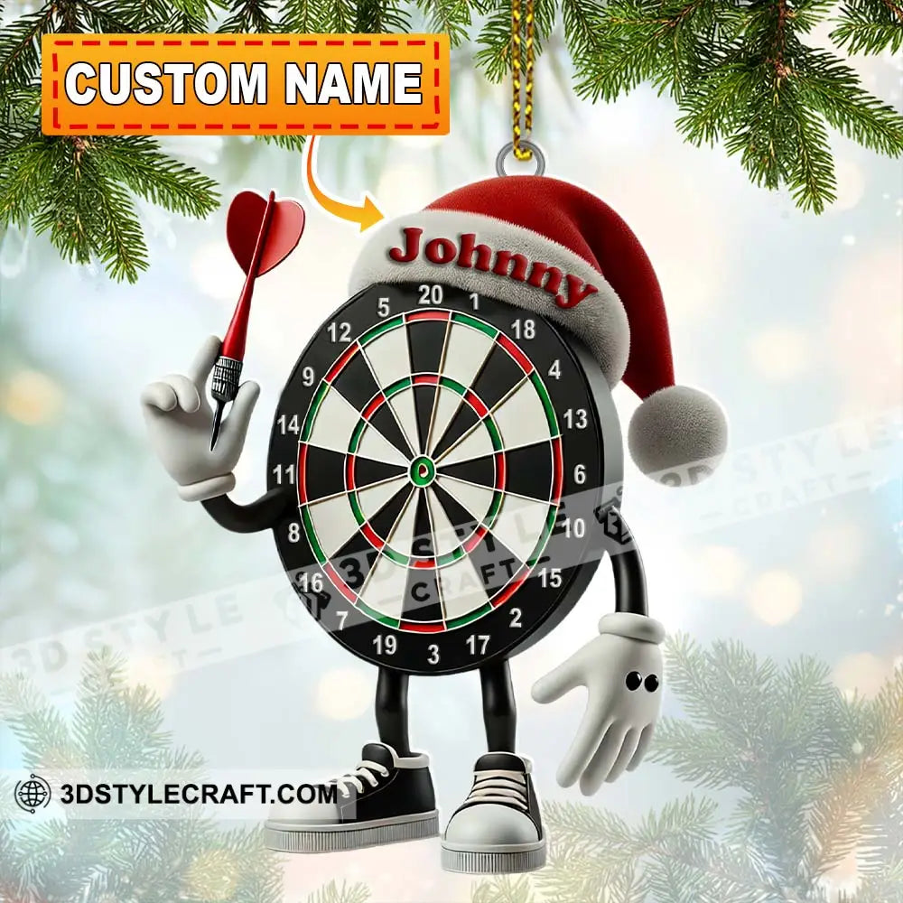 Darts Christmas Ornament Personalized 3.54’’ / 1