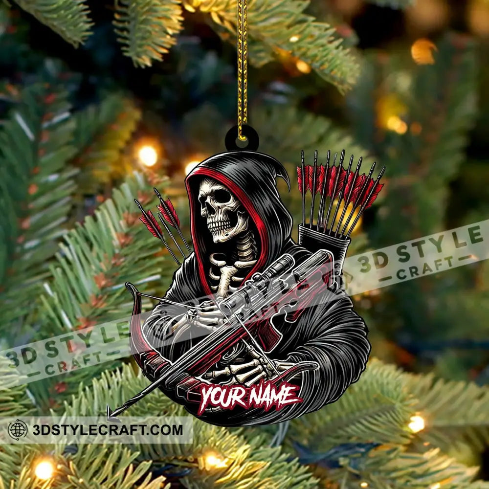 Death Archery Ornament Personalized 3.54’’ / 1