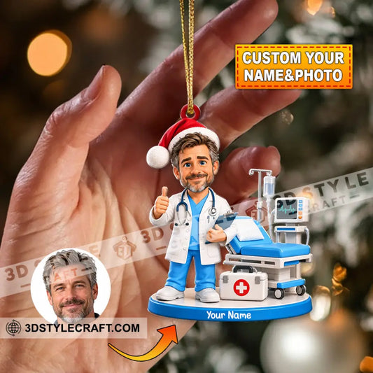 Dentist Home Decor Christmas Ornament Personalized Ornament - 3.54’’ / 1 Ornament - Ornament