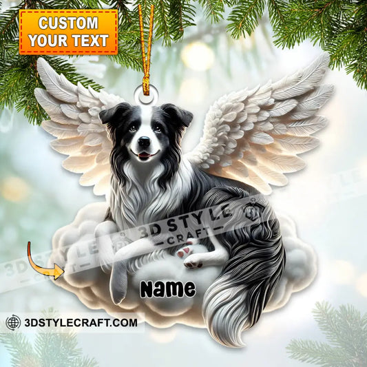 Dog Angel Christmas Home Decor Ornament Personalized 3.54’’ / 1