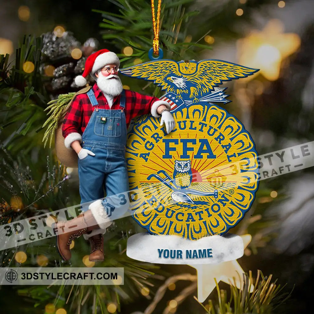 Ffa Education Christmas Ornament Personalized 3.54’’ / 1