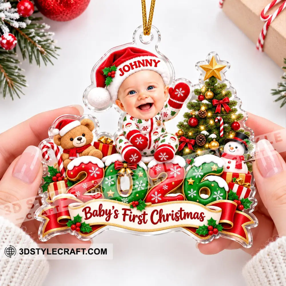 First Christmas Baby Home Decor Christmas Ornament Personalized Ornament - Ornament