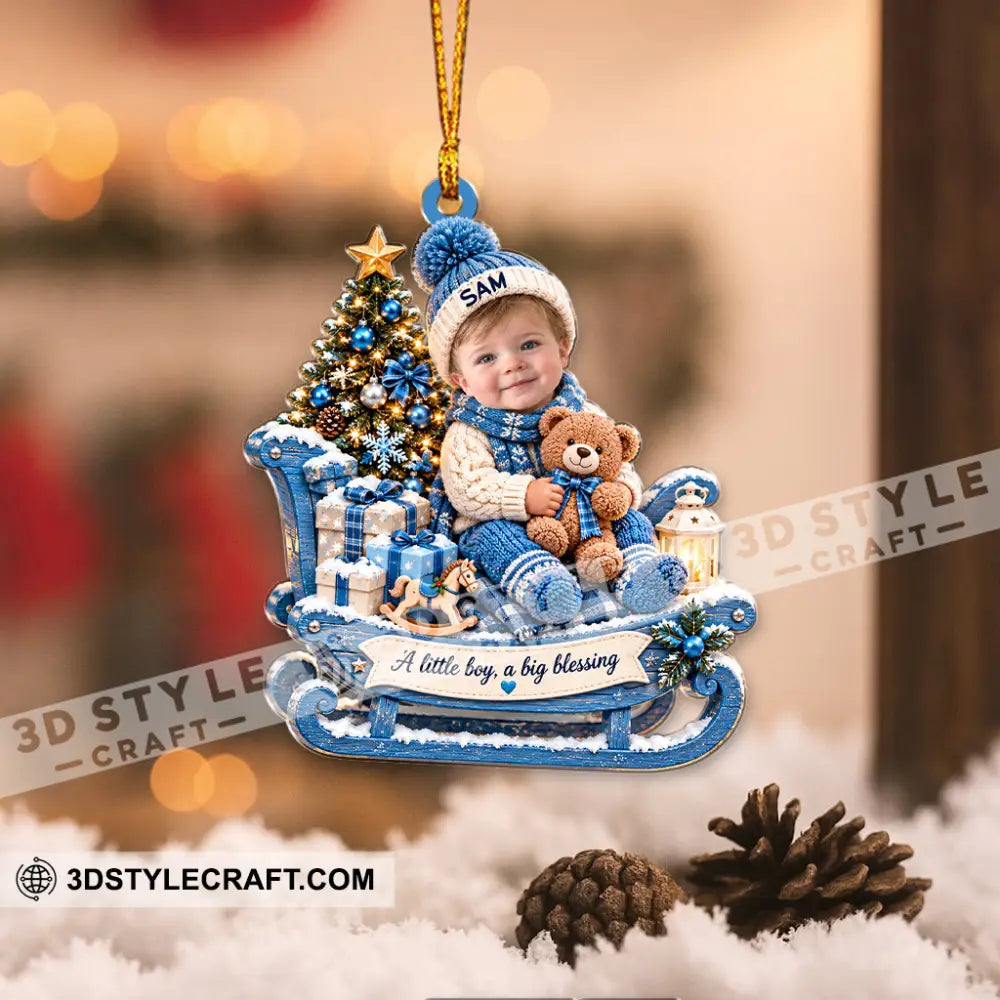 First Christmas Baby Home Decor Christmas Ornament Personalized Ornament - Ornament