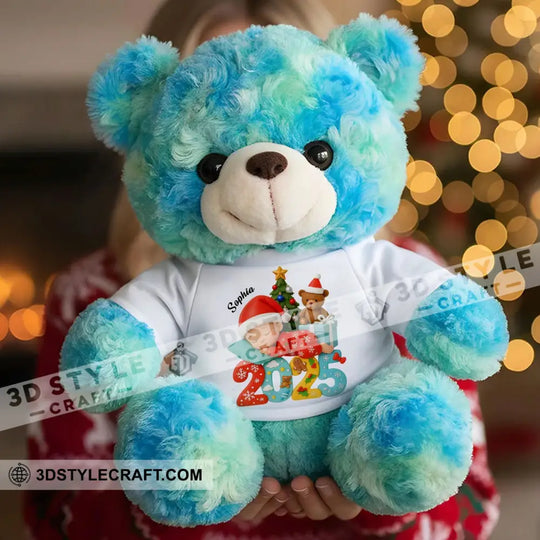 First Christmas Baby, Personalized Teddy Bear Shirt style option 3