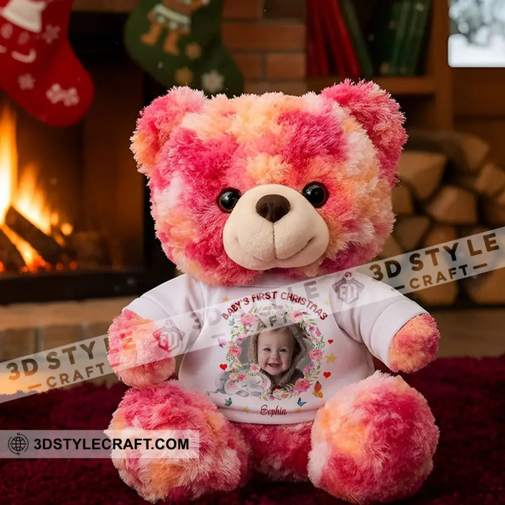 First Christmas Baby Personalized Teddy Bear Shirt Graduate Teddy Bear Shirt