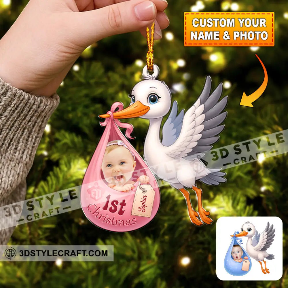 First Christmas Home Decor Christmas Ornament Personalized Ornament 3.54’’ / 1 Ornament Ornament
